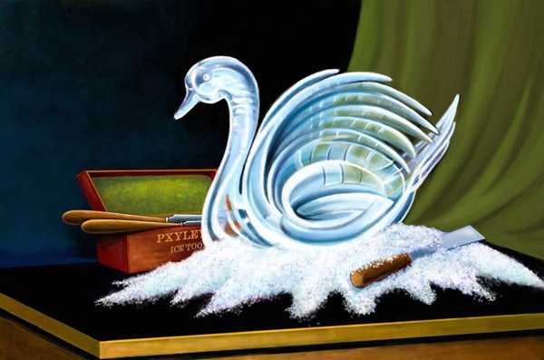 Creation of Ice Sculpture Still Life: Step 12